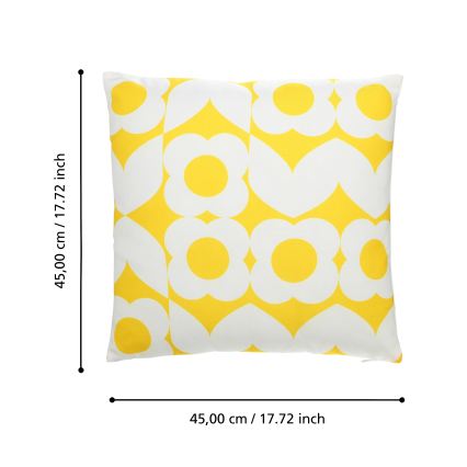 Eglo 420245 - Декоративная подушка TSUNAN 45x45 см, жёлтая
