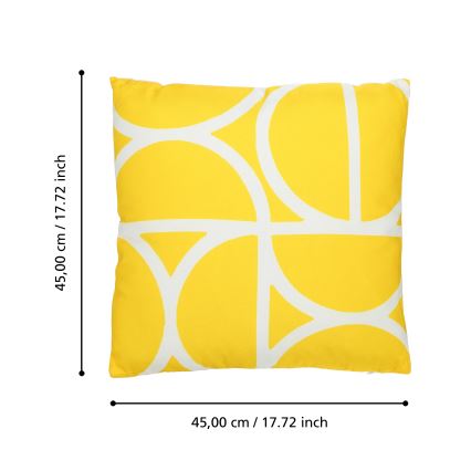 Eglo 420248 - декоративна подушка TSUNAN 45x45 cm жовта