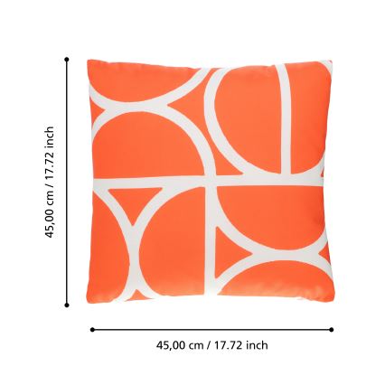Eglo 420251 - Декоративная подушка TSUNAN 45x45 см, оранжевая