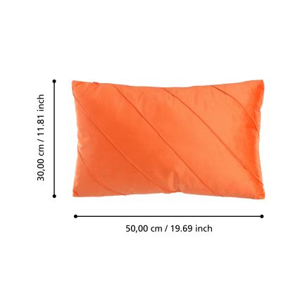 Eglo 420257 - Декоративна подушка SHOURA 30x50 см оранжева