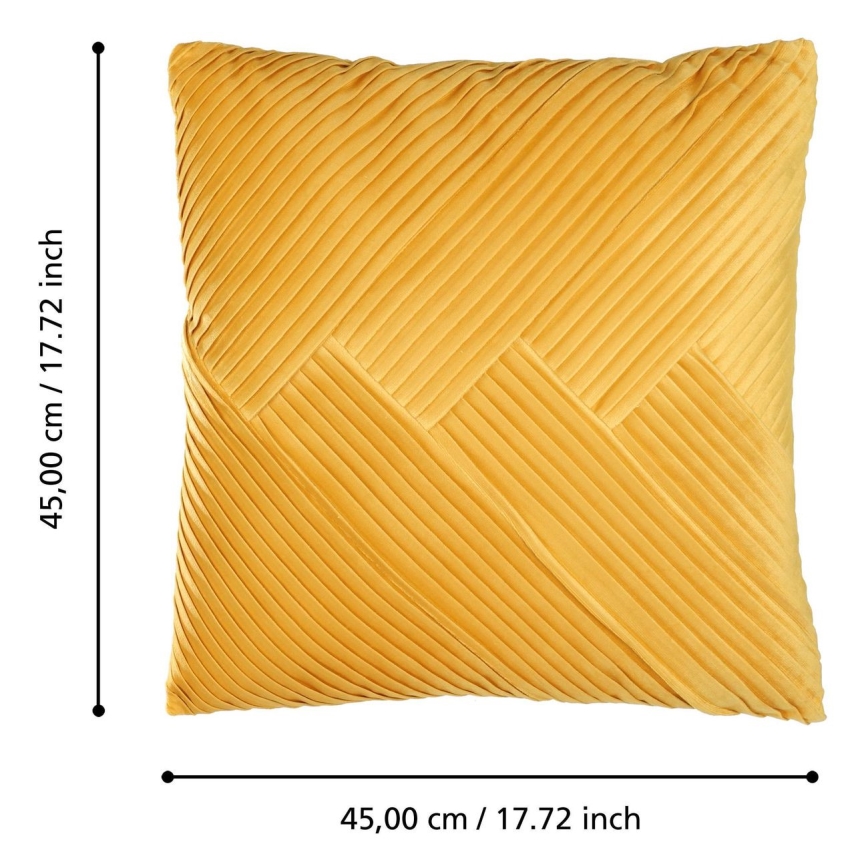 Eglo - Декоративная подушка 45x45 см желтый