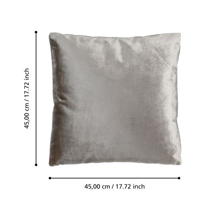 Eglo 420267 - Декоративна подушка SINGU 45x45 см сіра