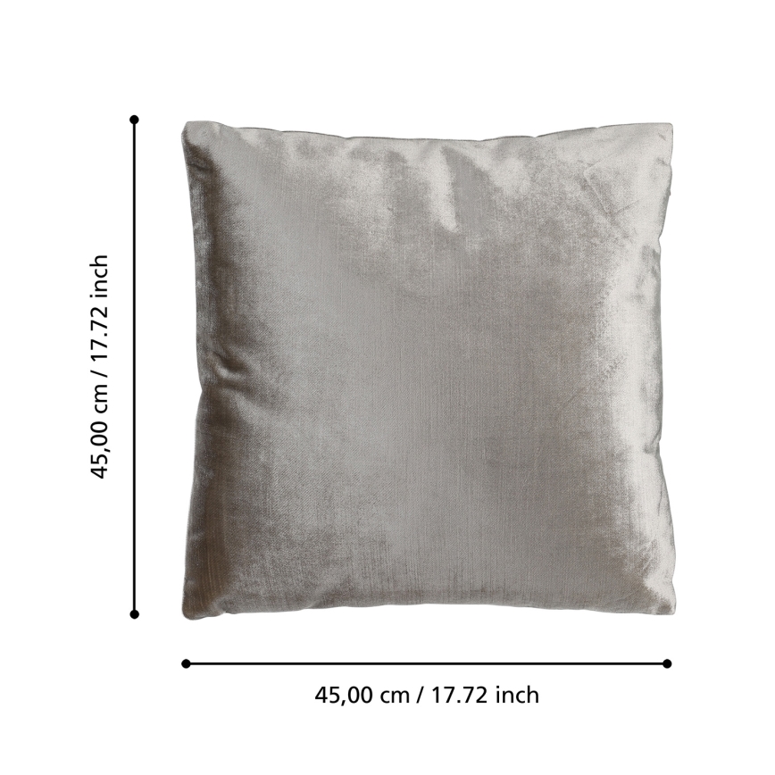 Eglo 420267 - Декоративна подушка SINGU 45x45 см сіра