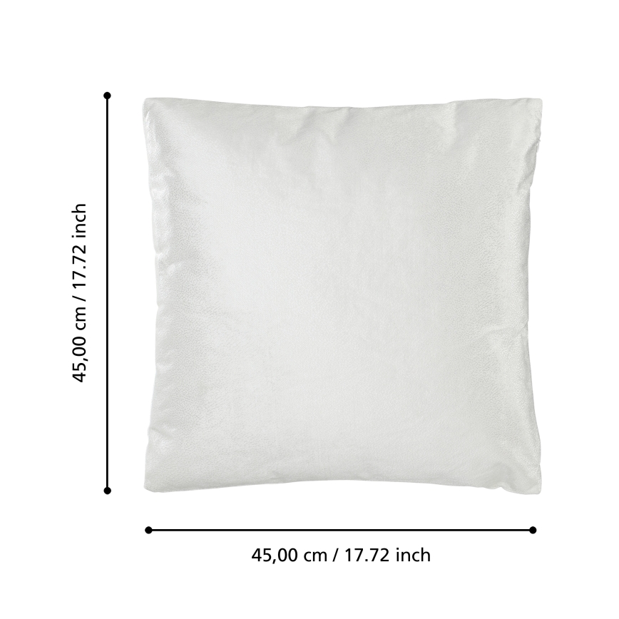 Eglo 420286 - Декоративна подушка SINGU 45x45 см біла