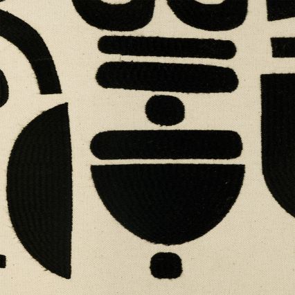 Eglo 420307 - Декоративна подушка CHEVERY 45x45 см кремова/чорна