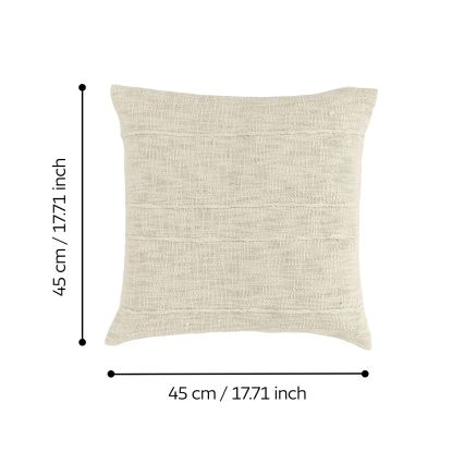 Eglo 420335 - декоративная подушка SHILABO 45x45 см бежевая