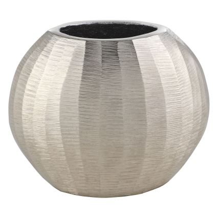 Eglo - Металлическая ваза 13x15 см серебристый