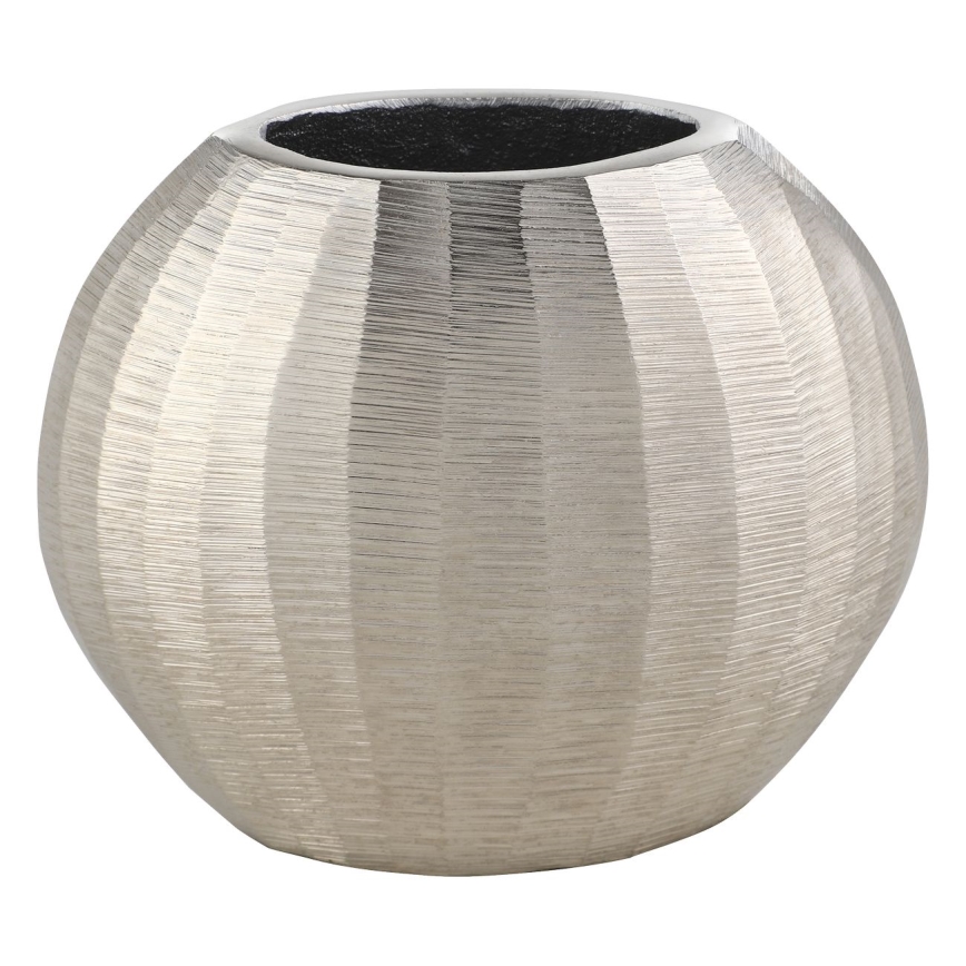 Eglo - Металлическая ваза 13x15 см серебристый
