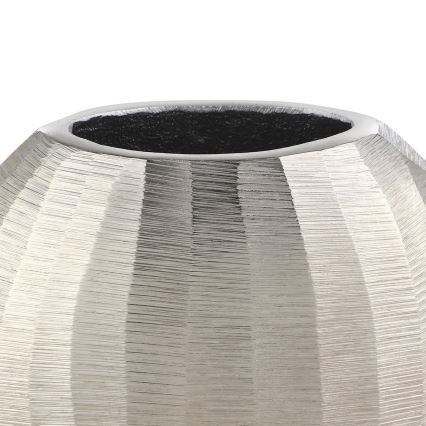 Eglo - Металлическая ваза 13x15 см серебристый