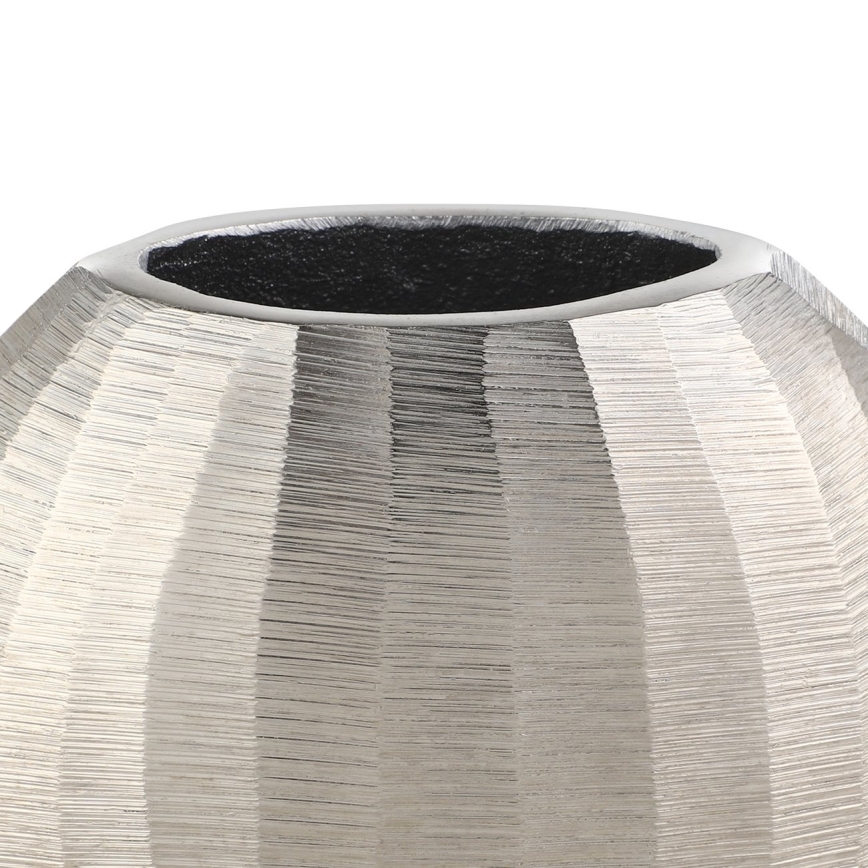 Eglo - Металлическая ваза 13x15 см серебристый