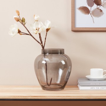 Eglo 421211 - Скляна ваза ASINDRO 23,5x22 см чорна/димчаста