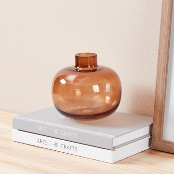 Eglo 421213 - Скляна ваза SIRANANA 11,8x13 cm коричнева/димчаста