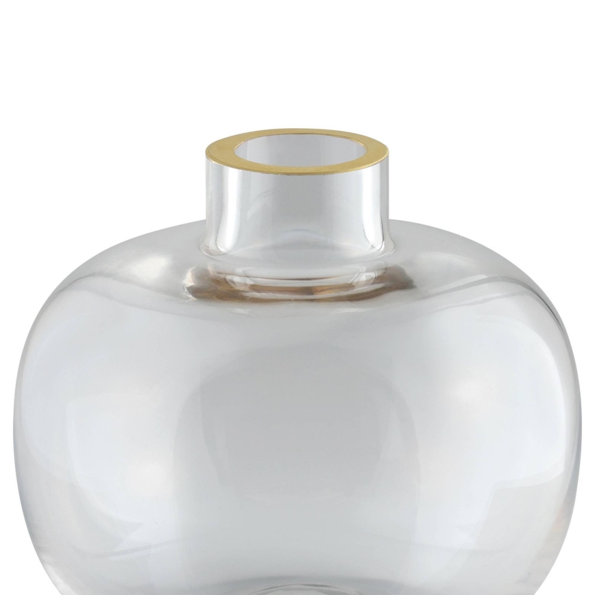 Eglo 421214 - Скляна ваза SIRANANA 11,8x13 см прозора/золота