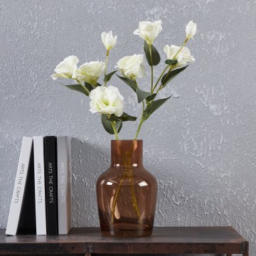 Eglo 421221 - Скляна ваза SIRANANA 22x14,5 cm коричнева/димчаста