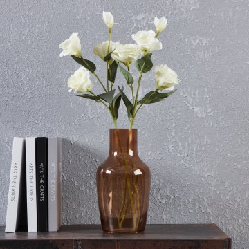 Eglo 421224 - Скляна ваза SIRANANA 25x13,3 см коричнева/димчаста