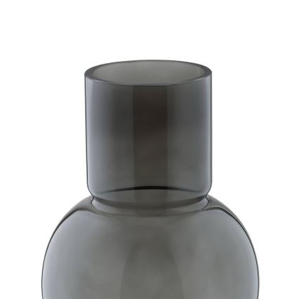 Eglo - Скляна ваза 28x15,5 см чорна