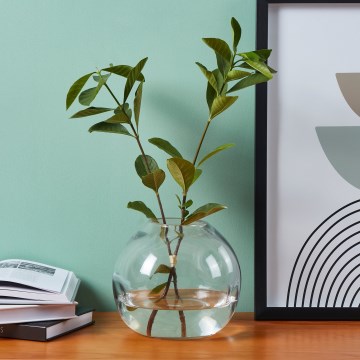 Eglo 421241 - Скляна ваза MAROSAVA 17x20 см сіра/димчаста