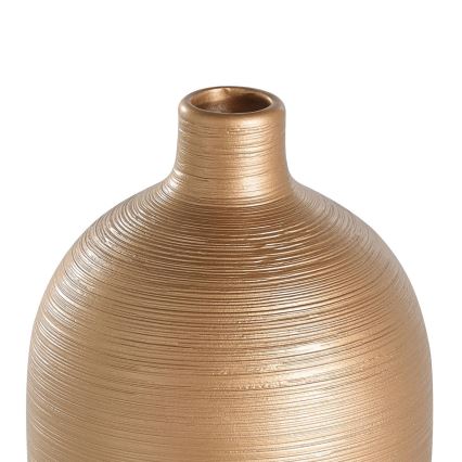 Eglo - Керамическая ваза 28x15 см белый/золотистый