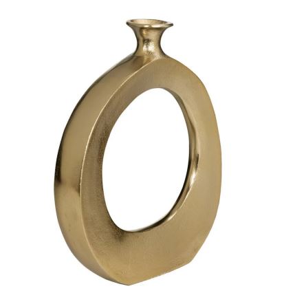 Eglo - Металлическая ваза 30x25,5 см золотистый