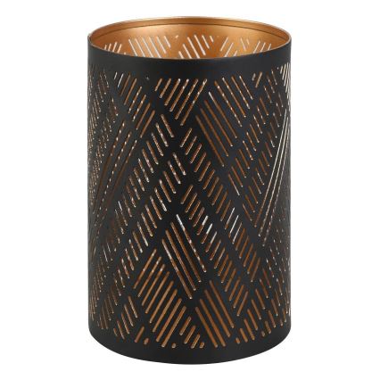 Eglo - Подсвечник 15x10 см черный/золотистый