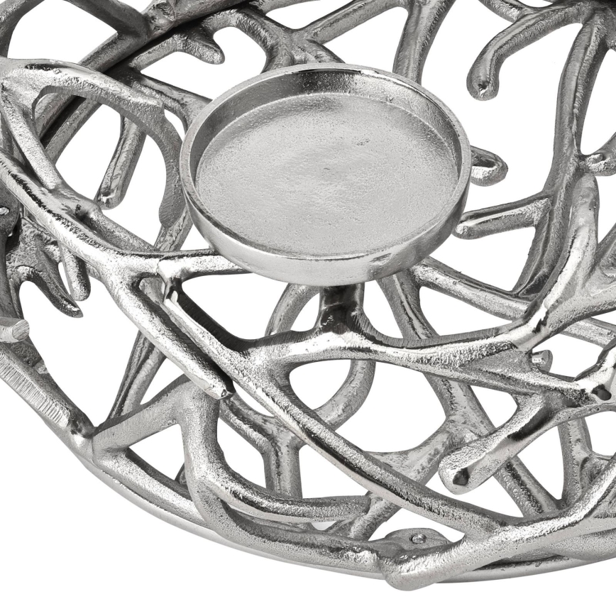 Eglo - Підсвічник 13,5x35 см срібний