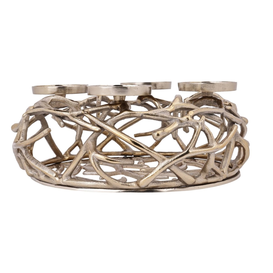 Eglo - Подсвечник 13,5x35 см золотистый