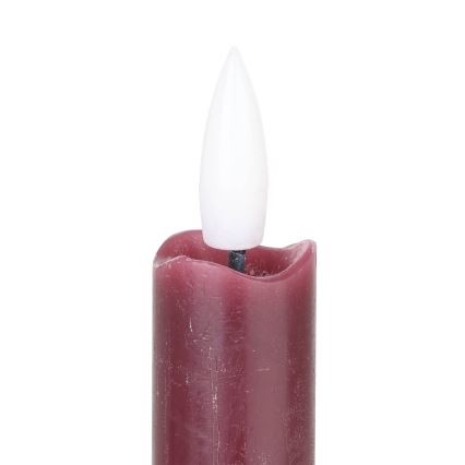 Eglo - Набір з 2х світлодіодних свічок LED/1xAAA 24,5 см червоний