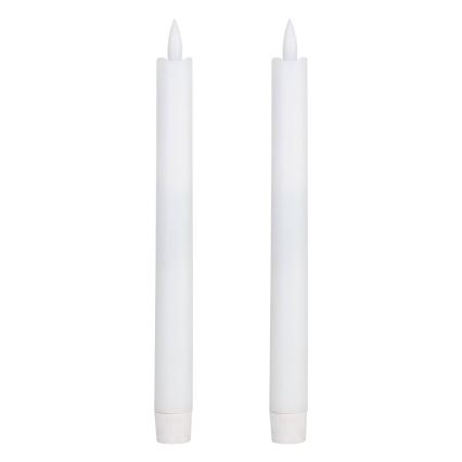 Eglo - НАБІР 2x LED Свічка LED/1xAAA 24,5 см біла