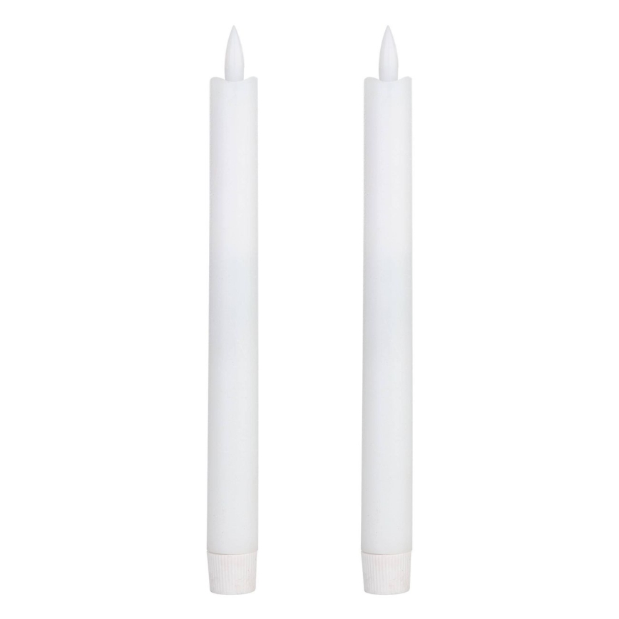 Eglo - Набір з 2х світлодіодних свічок LED/1xAAA 24,5 см білий