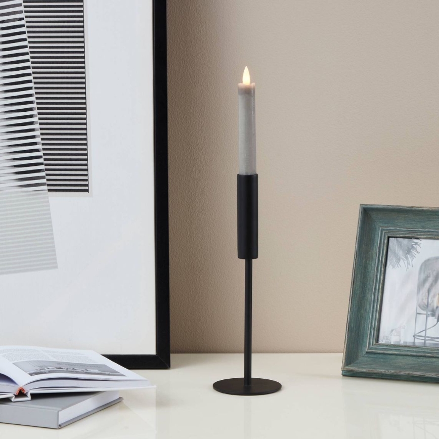 Eglo 422223 - Набір з 2х світлодіодних свічок ANTANABE LED/1xAAA 15 см сірий