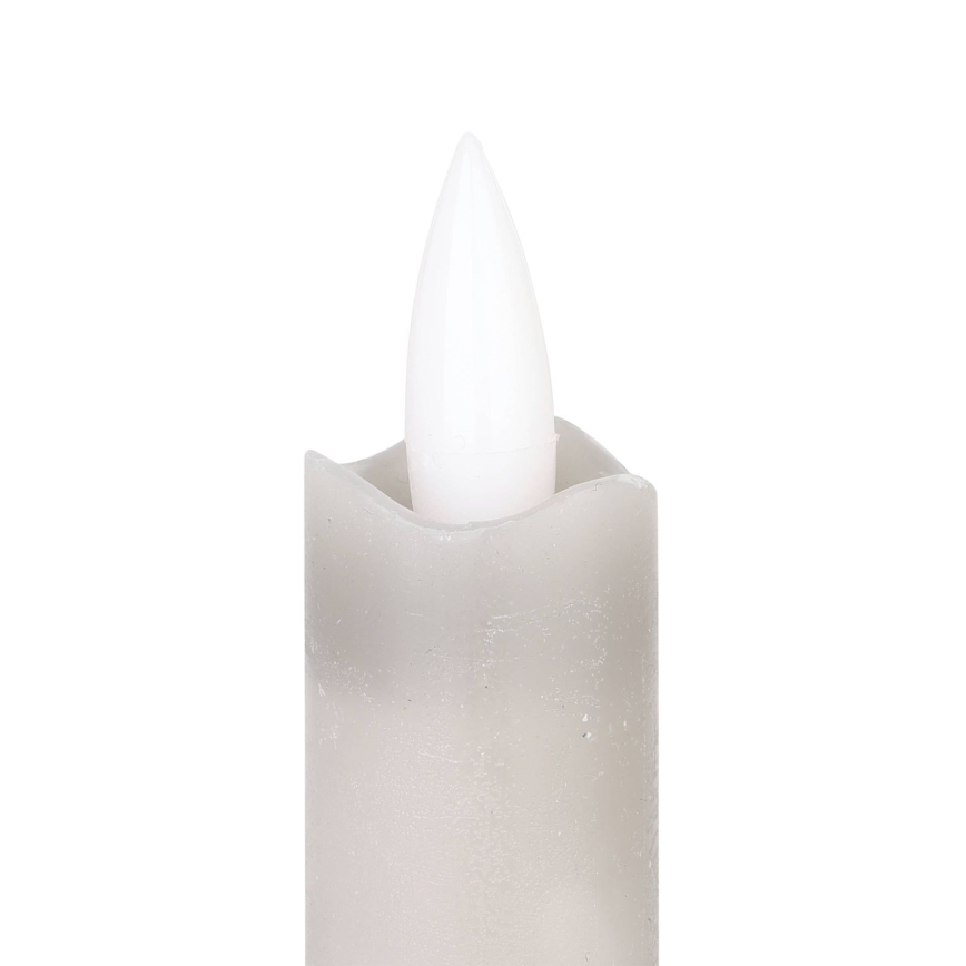 Eglo 422223 - Набір з 2х світлодіодних свічок ANTANABE LED/1xAAA 15 см сірий