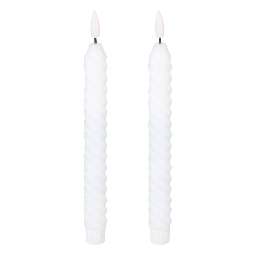 Eglo - НАБОР 2x Светодиодная свеча LED/1xAAA 25 см белый