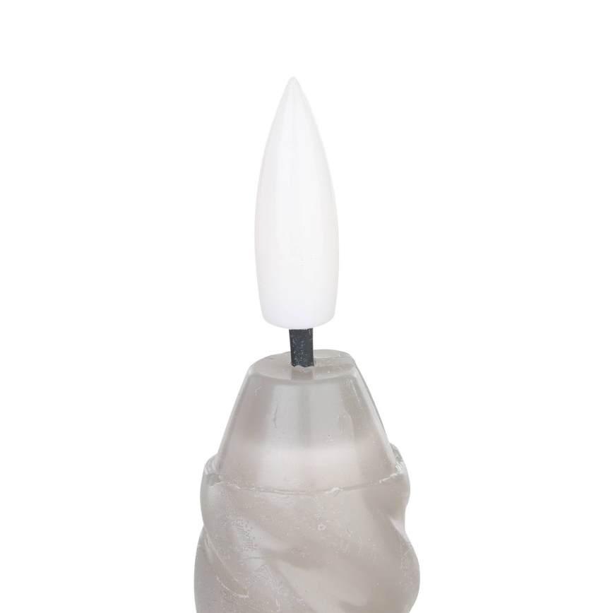 Eglo - НАБОР 2x Светодиодная свеча LED/1xAAA 25 см серый