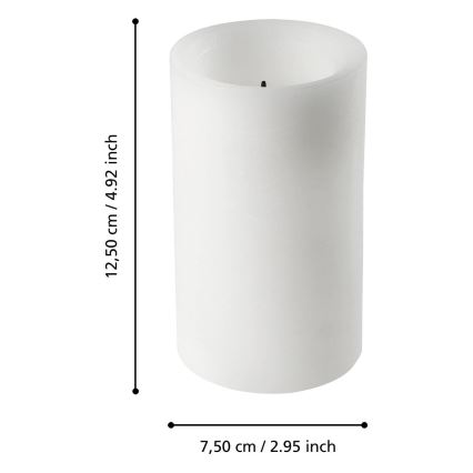 Eglo - LED Свічка LED/2xAA теплий білий