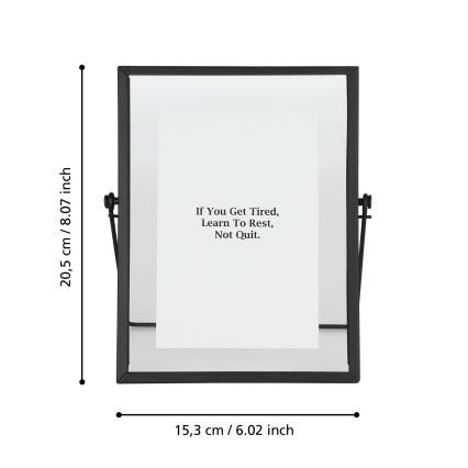 Eglo - Фоторамка 10x15 см черная