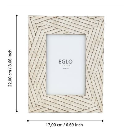 Eglo - Фоторамка 10x15 см бежевый