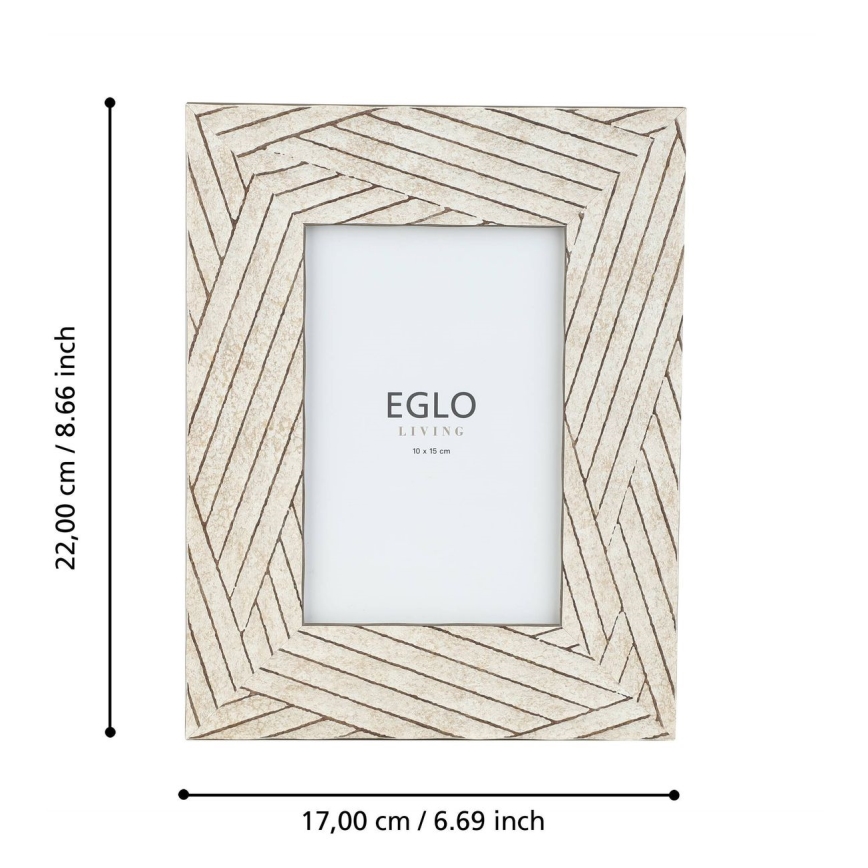 Eglo - Фоторамка 10x15 см бежевый