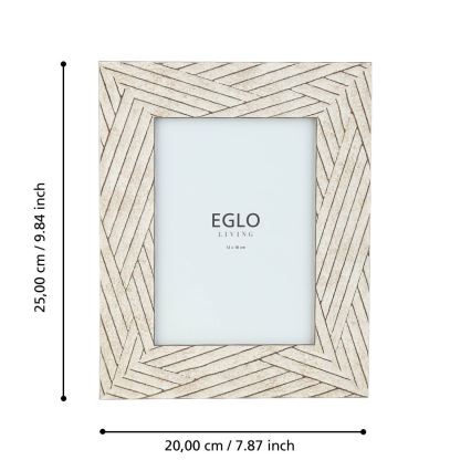 Eglo - Фоторамка 13x18 см бежевый
