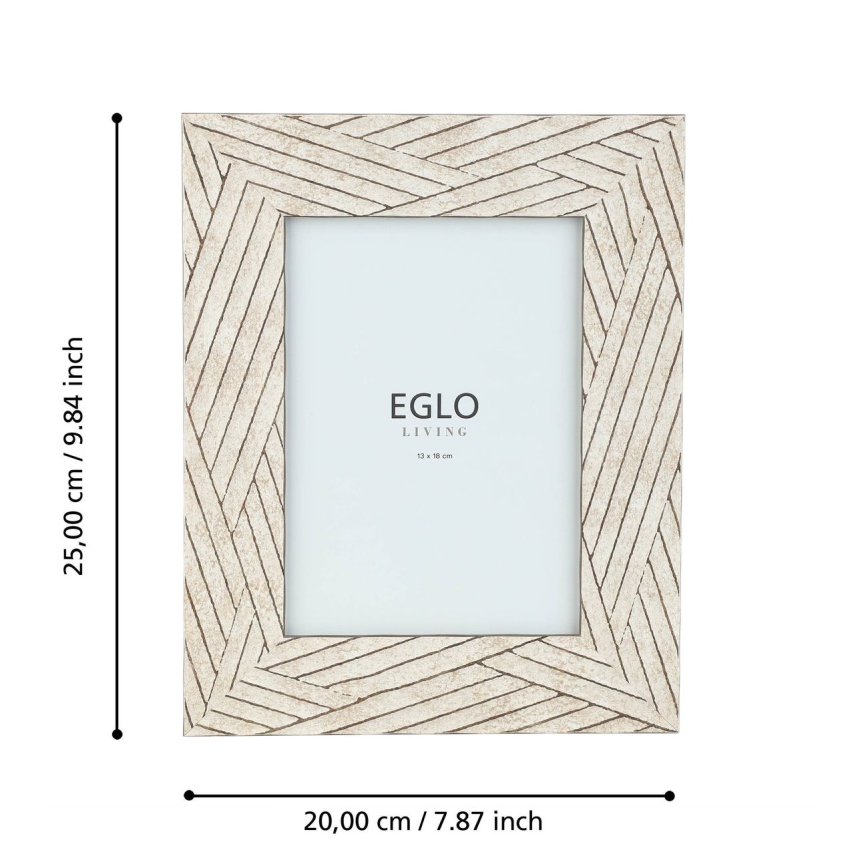 Eglo - Фоторамка 13x18 см бежевый