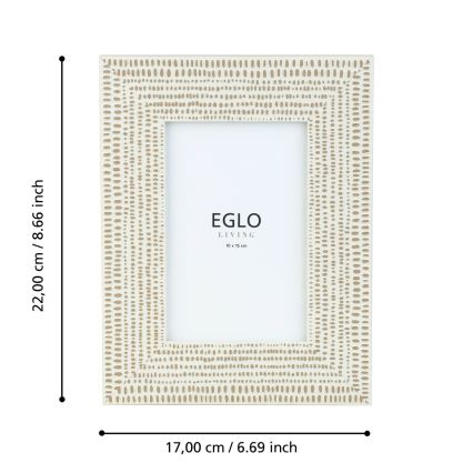 Eglo - Фоторамка 10x15 см кремовий