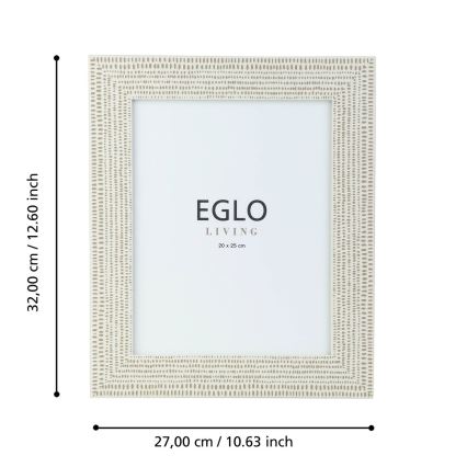 Eglo - Фоторамка 20x25 см кремовый