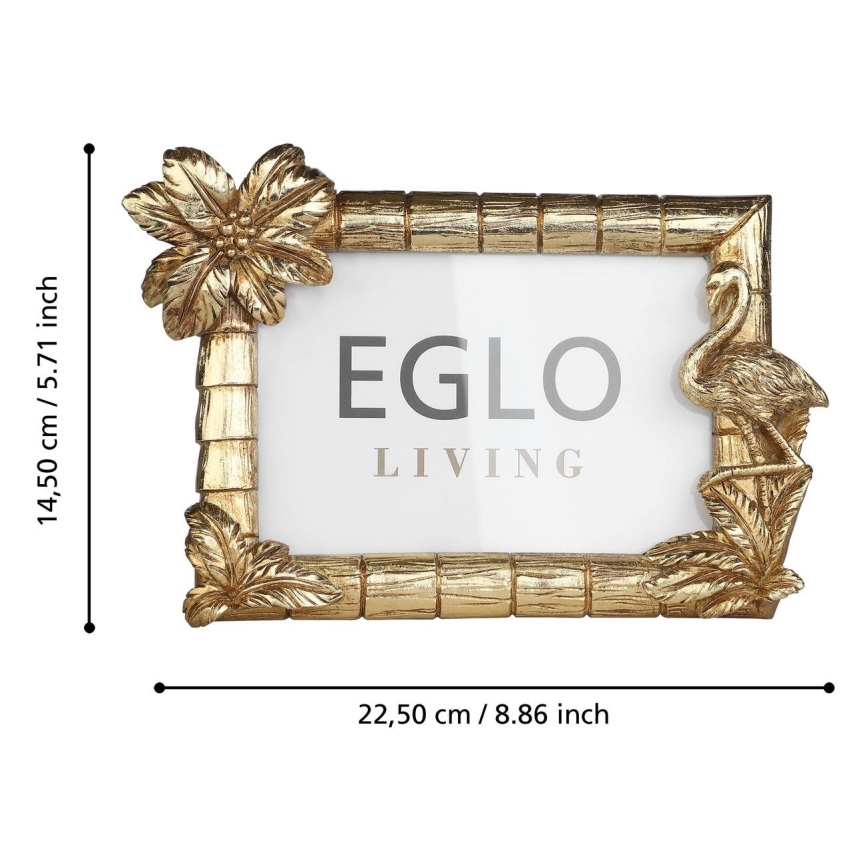 Eglo - Фоторамка 10x15 см золотистый