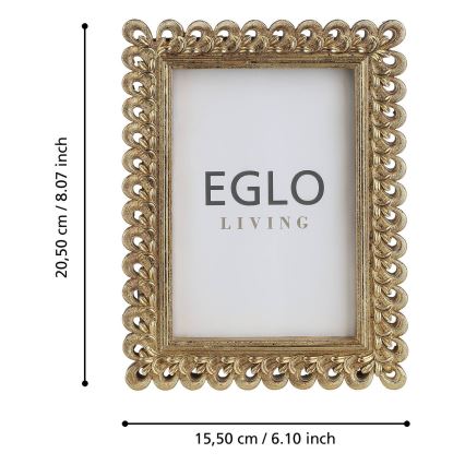 Eglo - Фоторамка 10x15 см золотий