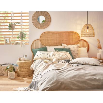 Eglo - Настенное зеркало диам. 55 см бамбук