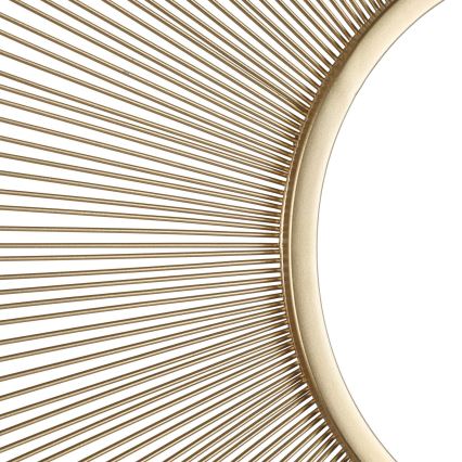 Eglo - Настенное зеркало диам. 76 см золотисто-черное