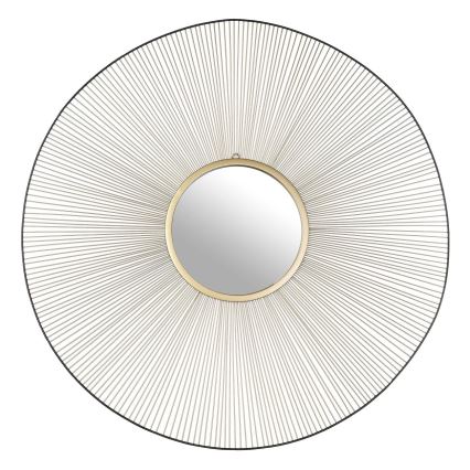 Eglo - Настенное зеркало диам. 76 см золотисто-черное