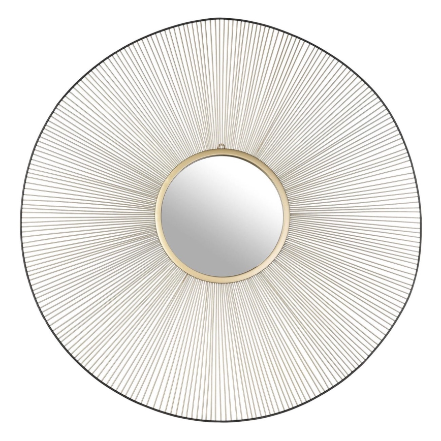 Eglo - Настенное зеркало диам. 76 см золотисто-черное