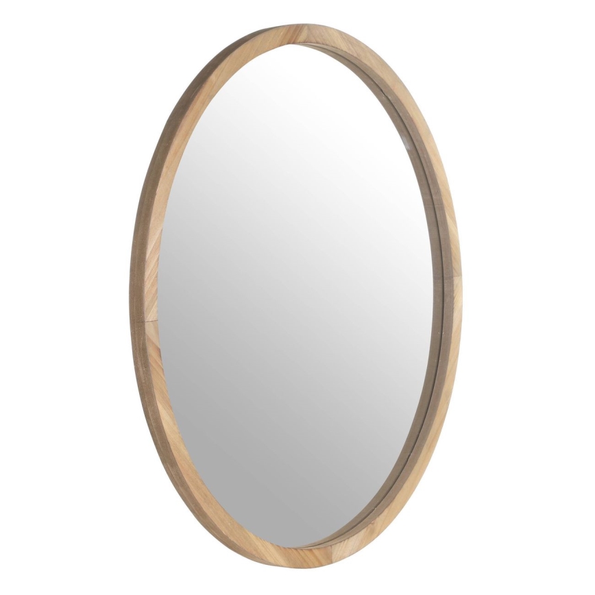 Eglo - Настенное зеркало диаметр 70 см коричневый