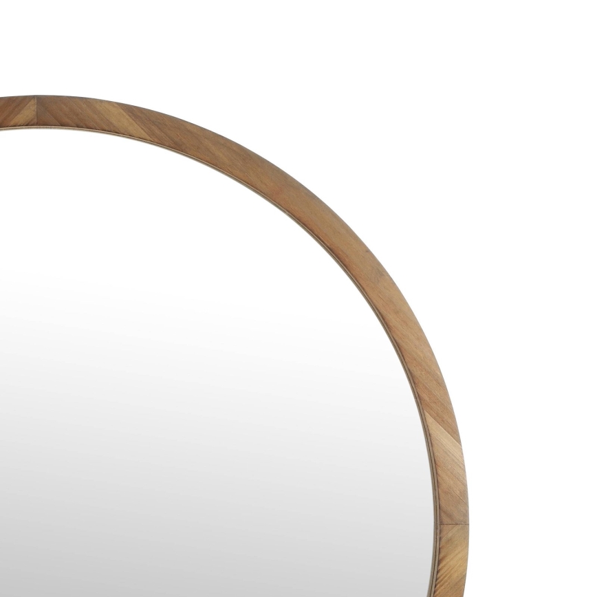 Eglo - Настенное зеркало диаметр 70 см коричневый