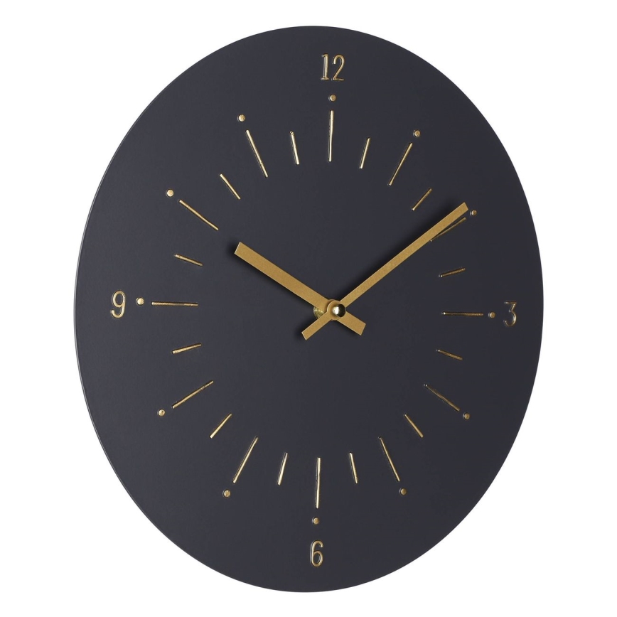 Eglo - Настенные часы 1xAA диаметр 30 см черный